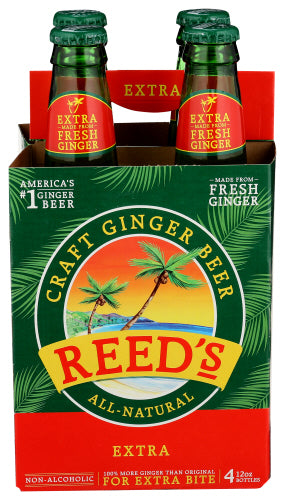 REEDS SODA 4PK GINGER EXTRA - 48 FO