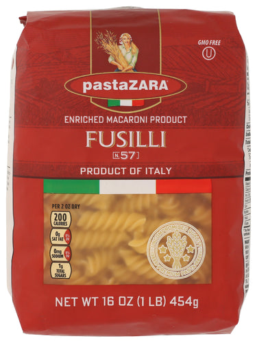PASTA ZARA PASTA FUSILLI - 16 OZ
