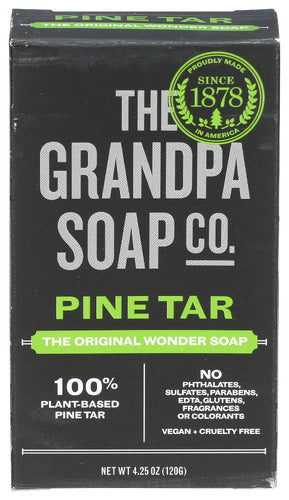GRANDPAS SOAP BAR PINE TAR - 4.25 OZ