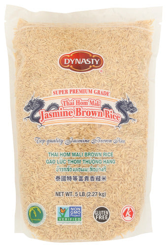 DYNASTY RICE JASMINE BROWN - 5 LB