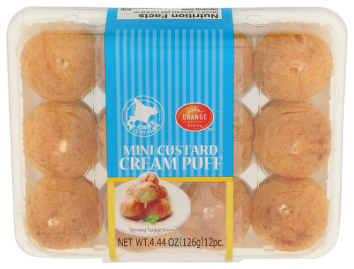 ORANGE CREAM PUFF CUSTARD MINI - 4.44 OZ