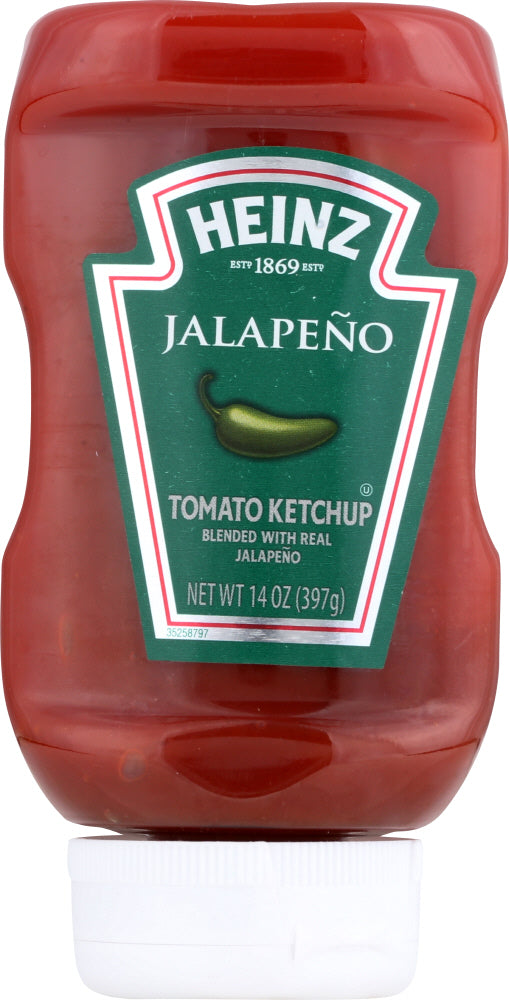 HEINZ KECHUP JALPENO - 14 OZ