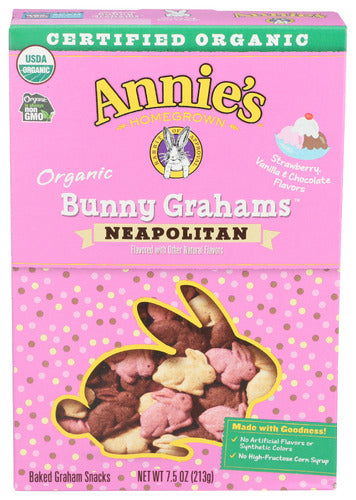 Annies Homegrown 
Cookie Bny Grm Neopltn Or, 7.5 OZ.