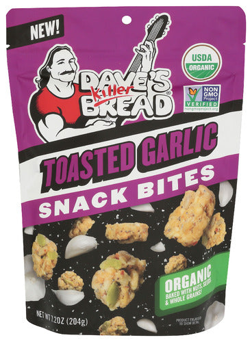 Daves Killer Bread 
Bites Garlic Baked, 7.2 OZ.
