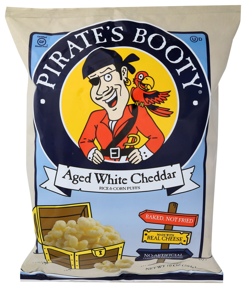 PIRATE BRANDS PUFFS PIRATE BTY CHDR WHT AGD - 10 OZ