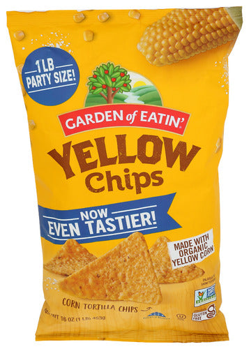 GARDEN OF EATIN CHIP TRTLA YELW CORN - 16 OZ