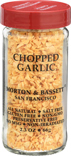 MORTON & BASSETT GARLIC CHOPPED - 2.3 OZ