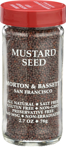 MORTON & BASSETT MUSTARD SEED - 2.7 OZ