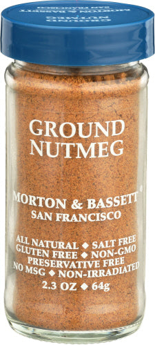 MORTON & BASSETT NUTMEG GROUND - 2.3 OZ