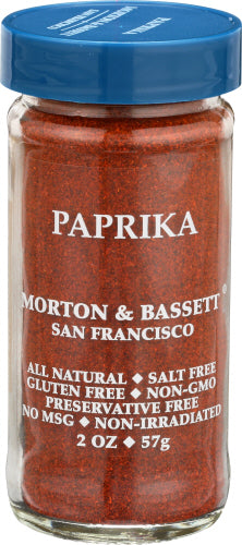 MORTON & BASSETT PAPRIKA - 2 OZ