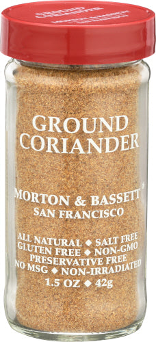 MORTON & BASSETT CORIANDER GRND - 1.5 OZ