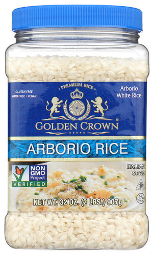 GOLDEN CROWN RICE ARBORIO - 2 LB