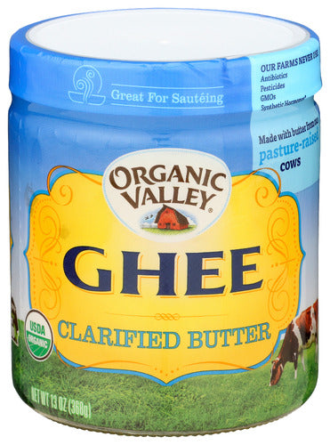 ORGANIC VALLEY GHEE CLARIFIED BUTTER - 13 OZ