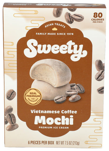 SWEETY ICE CREAM ICE CREAM MOCHI COFFEE - 7.5 OZ