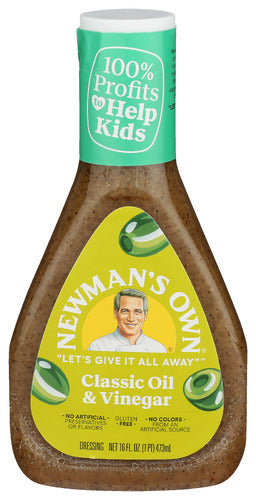 NEWMANS OWN DRSSNG OIL OLIVE N VINEGAR - 16 OZ