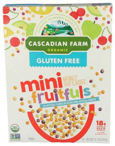 Cascadian Farm 
Cereal Fruitfuls Mini, 11.1 OZ.