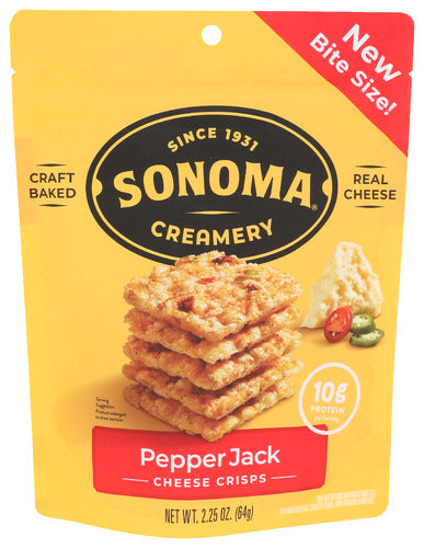 SONOMA CREAMERY CRISP CHEESE PEPPER JACK - 2.25 OZ