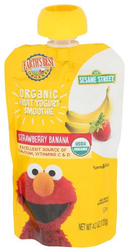 EARTHS BEST SMOOTHIE STRWBRY BAN - 4.22 OZ