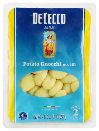 De Cecco
Pasta Gnocchi Pto, 17.5 OZ.