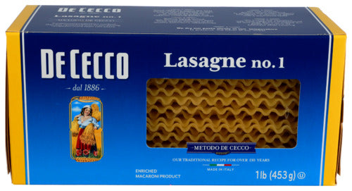 DE CECCO PASTA LASAGNE - 16 OZ