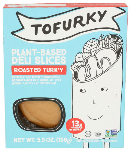 TOFURKY MEATLESS OVEN RSTD DELI SLC - 5.5 OZ