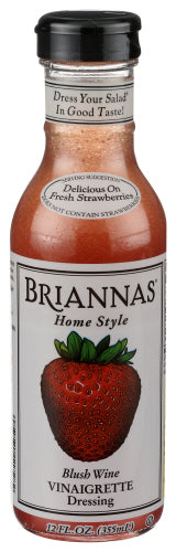 BRIANNAS DRSSNG VNGRT BLUSH WINE - 12 OZ