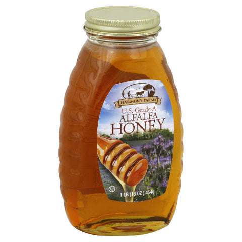 HARMONY FARMS HONEY ALFALFA - 16 OZ