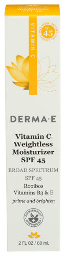 Derma E
Moistrzr Vitamin C Spf45, 2 OZ