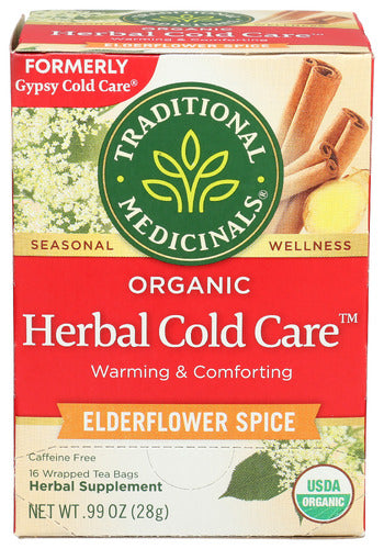 TRADITIONAL MEDICINALS TEA HERBAL COLD CARE ORG - 16 BG