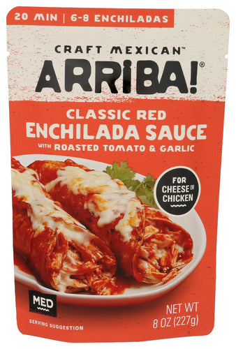 Arriba 
Sauce Enchilada Red, 8 OZ.