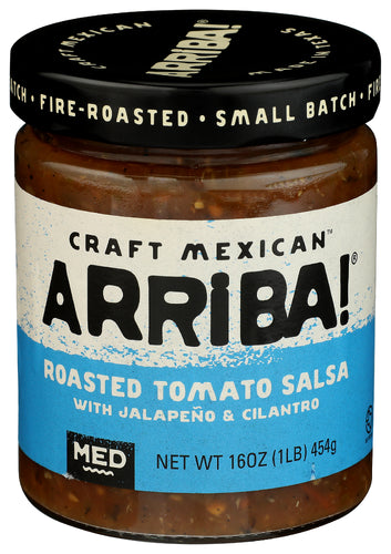 Arriba 
Salsa Medium Rstd Tomato, 16 OZ.