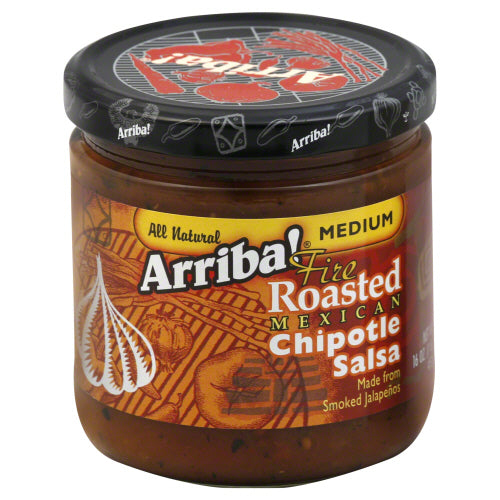 Arriba 
Salsa Rstd Chipotle Med, 16 OZ.