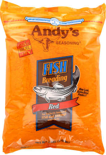 Andys 
Breading Fish Red, 5 LB.