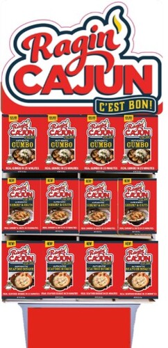 RAGIN CAJUN SEAFOOD DIN 3VR DSP 48PC - 1 DS