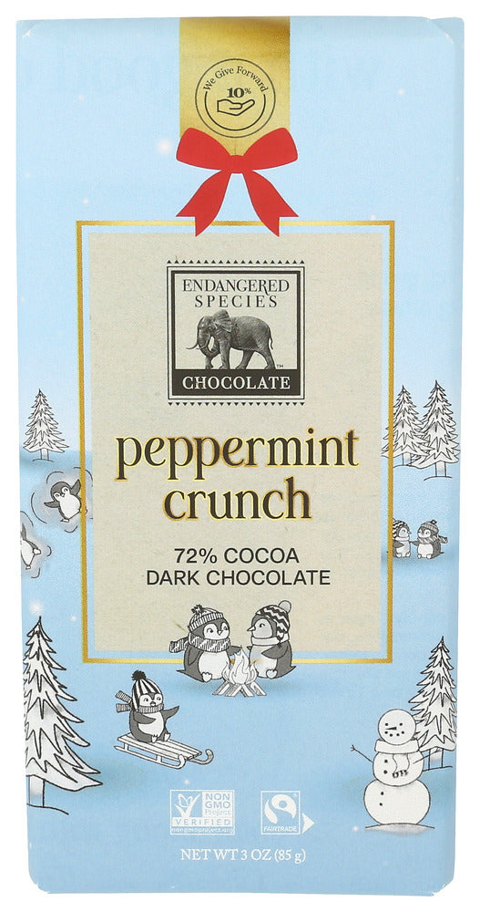 ENDANGERED SPECIES CHOC BAR PENGUIN DRK MINT - 3 OZ