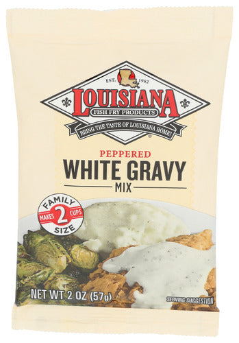 LOUISIANA FISH FRY MIX GRAVY WHITE - 2 OZ