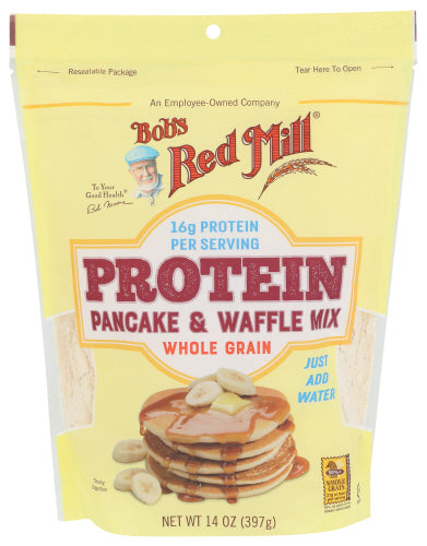 Bobs Red Mill
Pancake Wafle Mix Protein, 14 OZ.