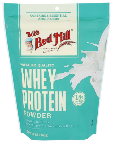 Bobs Red Mill
Whey Protein Concentrate, 12 OZ.