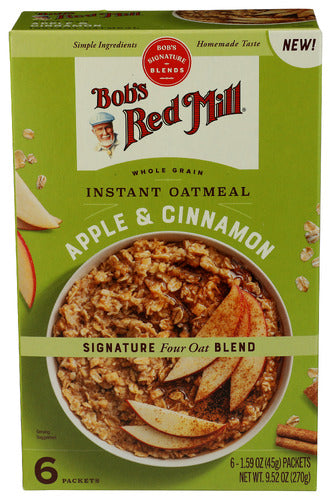 Bobs Red Mill 
Oatmeal Inst Appl Cinn, 9.52 OZ.