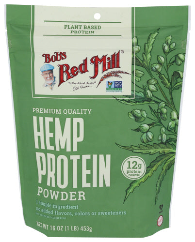 BOBS RED MILL PROTEIN PWDR HEMP - 16 OZ