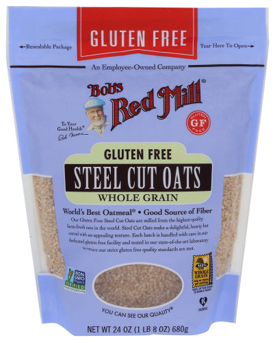 BOBS RED MILL OATS STEEL CUT - 24 OZ