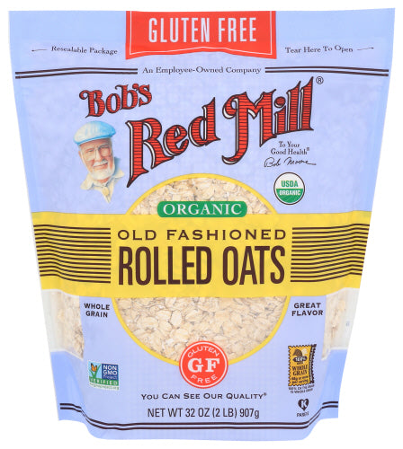 Bobs Red Mill 
Oats Rolled Org Old Fa, 32 OZ.