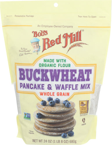 BOBS RED MILL MIX PANCAKE WAFFLE BCKWHT - 24 OZ
