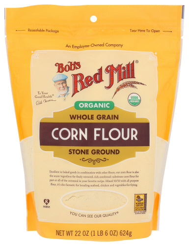 Bobs Red Mill
Flour Corn Org, 22 OZ.