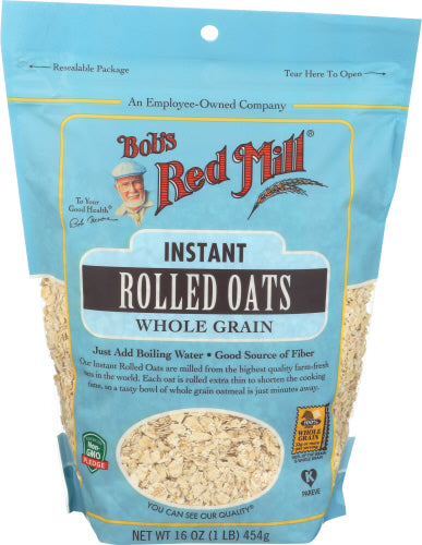 BOBS RED MILL OATS ROLLED INSTANT - 16 OZ