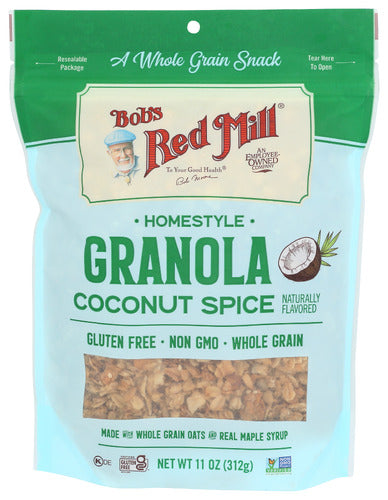 Bobs Red Mill 
Granola Hmstyl Ccnut Spce, 11 OZ.
