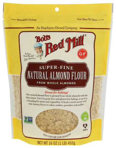 Bobs Red Mill
Flour Almond Natural, 16 OZ.