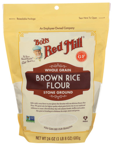 BOBS RED MILL FLOUR BROWN RICE - 24 OZ