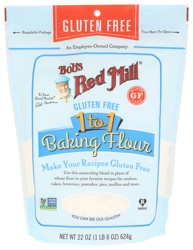 Bobs Red Mill
Baking Flour 1-To 1, 22 OZ.