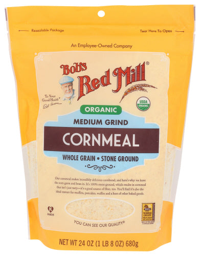 Bobs Red Mill 
Cornmeal Med Grind, 24 OZ.